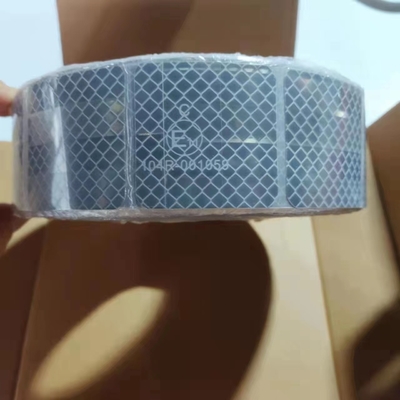 Curtain Side Vehicle Grade Yellow Conspicuity Reflective Tape Segmented Sticker