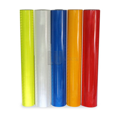Fabricante de fábrica de PVC PET, pegatina reflectante Retro, película reflectante, lámina de material impreso para señales de tráfico