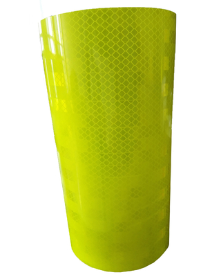 Fluorescent Yellow Green Lime Orange Micro Prismatic Reflective Sheetign Film For Optimal Visibility Traffic Signs