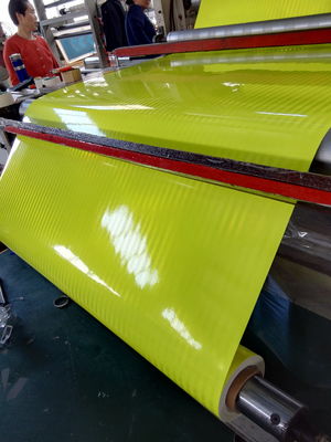 Acrílico de alta visibilidad de grado de ingeniero película reflectante micro prismática material de vinilo EGP hoja reflectante para señal de tráfico