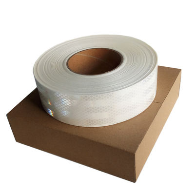 Reflector adhesivo de grado de diamante, pegatina de advertencia de seguridad, Cinta reflectante ECE104R, Cinta adhesiva reflectante para camión para vehículos largos