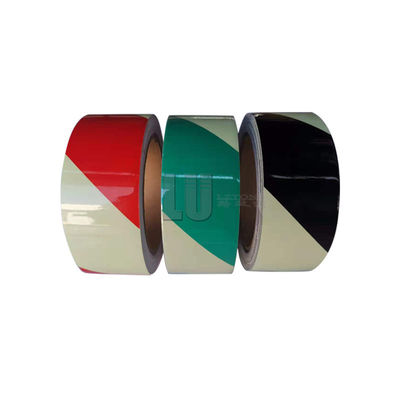 Chevron Arrow PVC Adhesive Luminous Glowing Warning Tape Photoluminescent Tape For Safety Conspicuity Marking