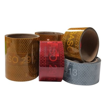 Mercado de Arabia Saudita Alta visibilidad 5CM*25M Amarillo Rojo Blanco Saso2913 Cintas llamativas Dm Saso 2913 Cintas reflectantes para automóviles