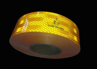 Advertencia de seguridad pegatina reflector a prueba de agua camión autocarro Conspicuidad del vehículo ECE 104R cinta adhesiva reflectante