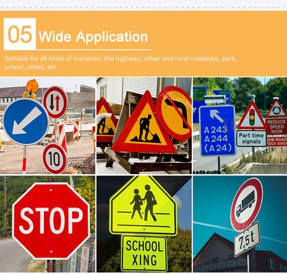 Película reflectante microprismática autoadhesiva, fluorescente, amarilla, verde lima, para señales de tráfico de alta visibilidad, 10 años