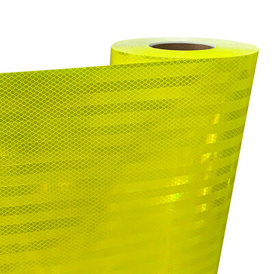 5cm Cinta 3m Reflectivo 8910a Reflector de bicicleta Micro prismático DOT-C2 Cinta Reflectante fluorescente verde amarillo lima para camiones