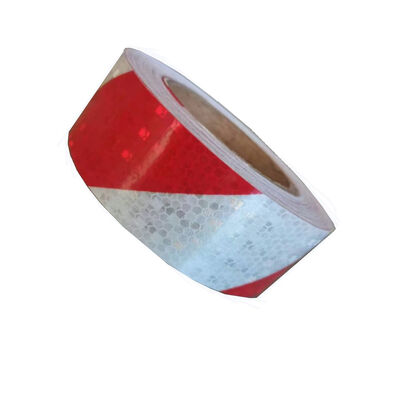 Arrow-shaped Red/Blue/Yellow Prismatic Self Adhesive Tearable PP Reflective Tape for Automotive Marking