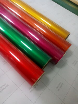 Láminas de vinilo reflectantes lisas para mascotas de grado de ingeniería con cuentas de vidrio 5100 para señales de tráfico