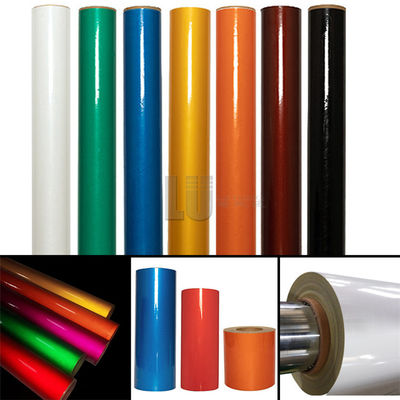 Reflector de 48" x 150 pies por rollo Láminas reflectantes de cuentas de vidrio de vinilo reflectante de ingeniería plateadas imprimibles con látex HP