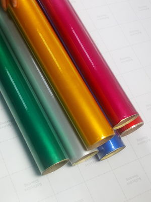 Rollo de película reflectante de corte para señalización vial, Plotter de cuentas de vidrio de vinilo, material de hoja reflectante de colores de grado de ingeniero, 5 años