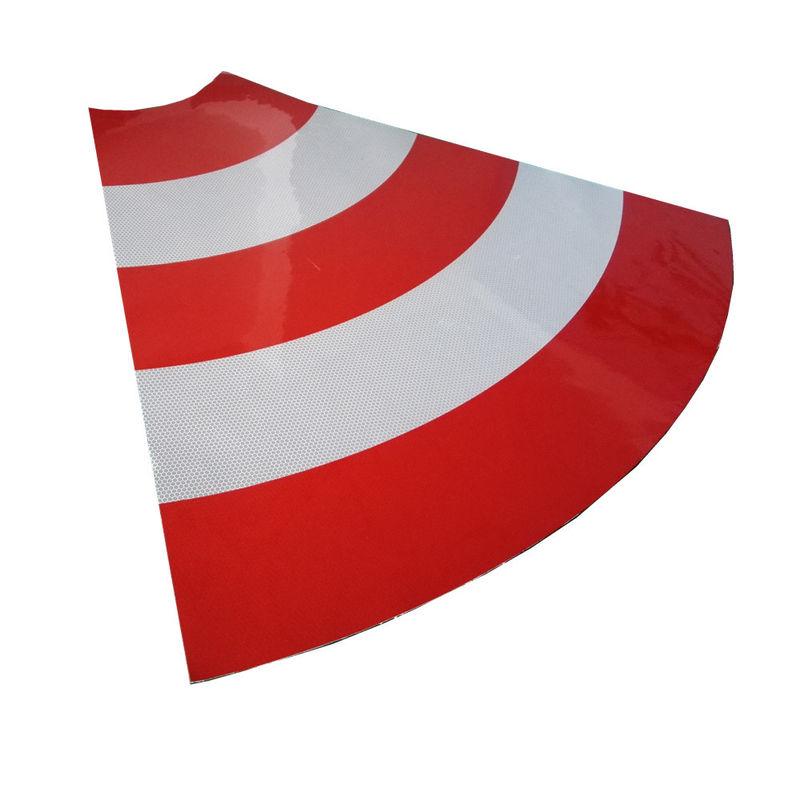 Película adhesiva de vinilo reflectante de panal de PVC microprismático de 1,24 m x 45,7 m, láminas reflectantes para señales de tráfico, señales de seguridad vial