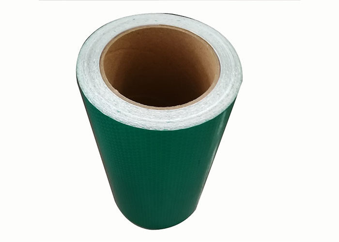 Material reflexivo imprimible anaranjado azulverde el 1.22m*45.72m/rollo del poliéster del vinilo de la muestra del PVC