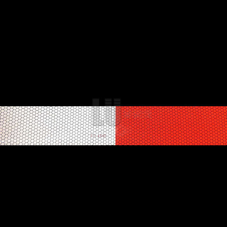 Cinta adhesiva sensible a la presión Dot C2, color blanco y rojo
