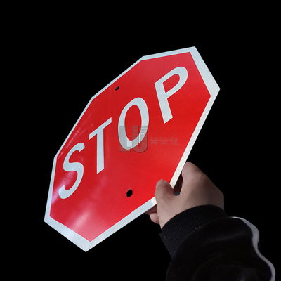 Signo de tráfico de aluminio personalizado de alta visibilidad para advertencia de seguridad