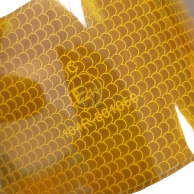 Adhesivo reflectante para camión SASO2913 amarillo de alta visibilidad y alta viscosidad de 2'', 3'' y 4''