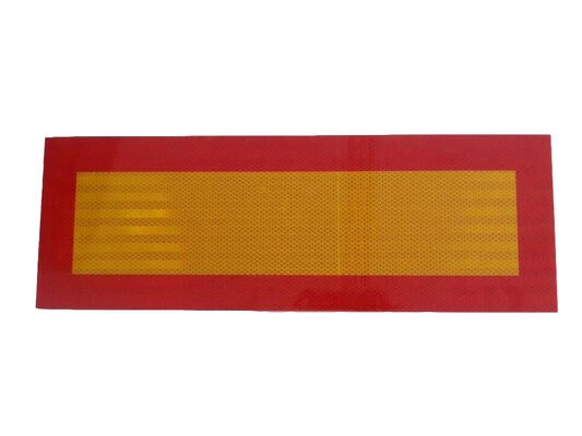 Etiqueta de seguridad del vehículo Placa de marcado trasera reflectante Etiqueta de camión Clase 1 Cinta reflectante