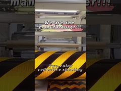 China fabricante de vidrio para vehículos con láminas reflectoras rojas y blancas