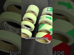 Reloj: 1.24M*45.7M Rectángulo de alta luminosidad PET / PVC Material que brilla en la oscuridad Escaparate de vinilo